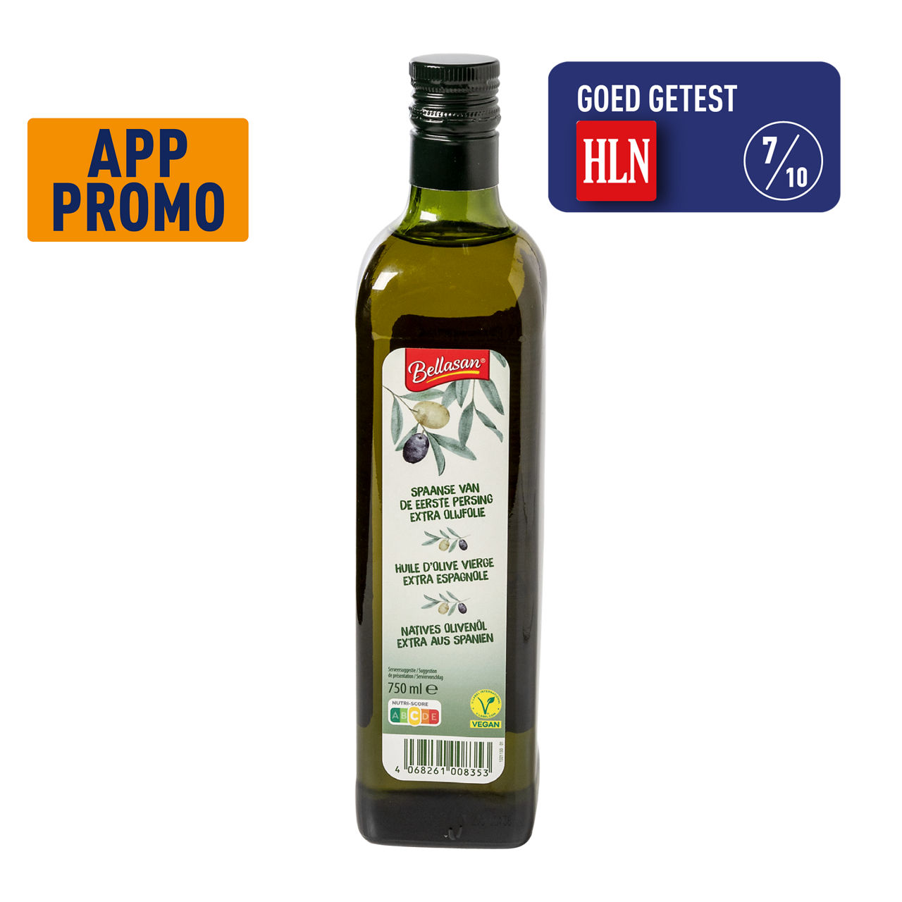 BELLASAN Extra vierge olijfolie (750 ml)