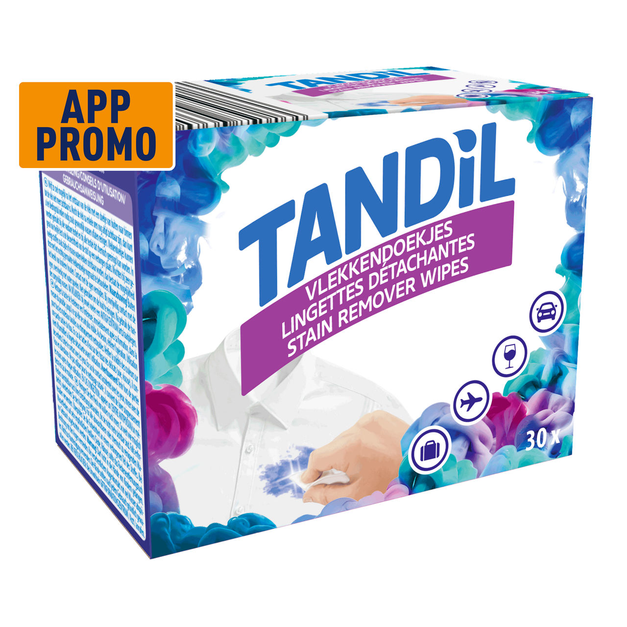TANDIL Vlekkendoekjes, 30 st.