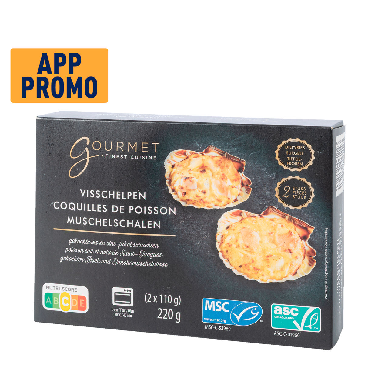GOURMET FINEST CUISINE Visschelpen, 2 st. (2 x 110 g)