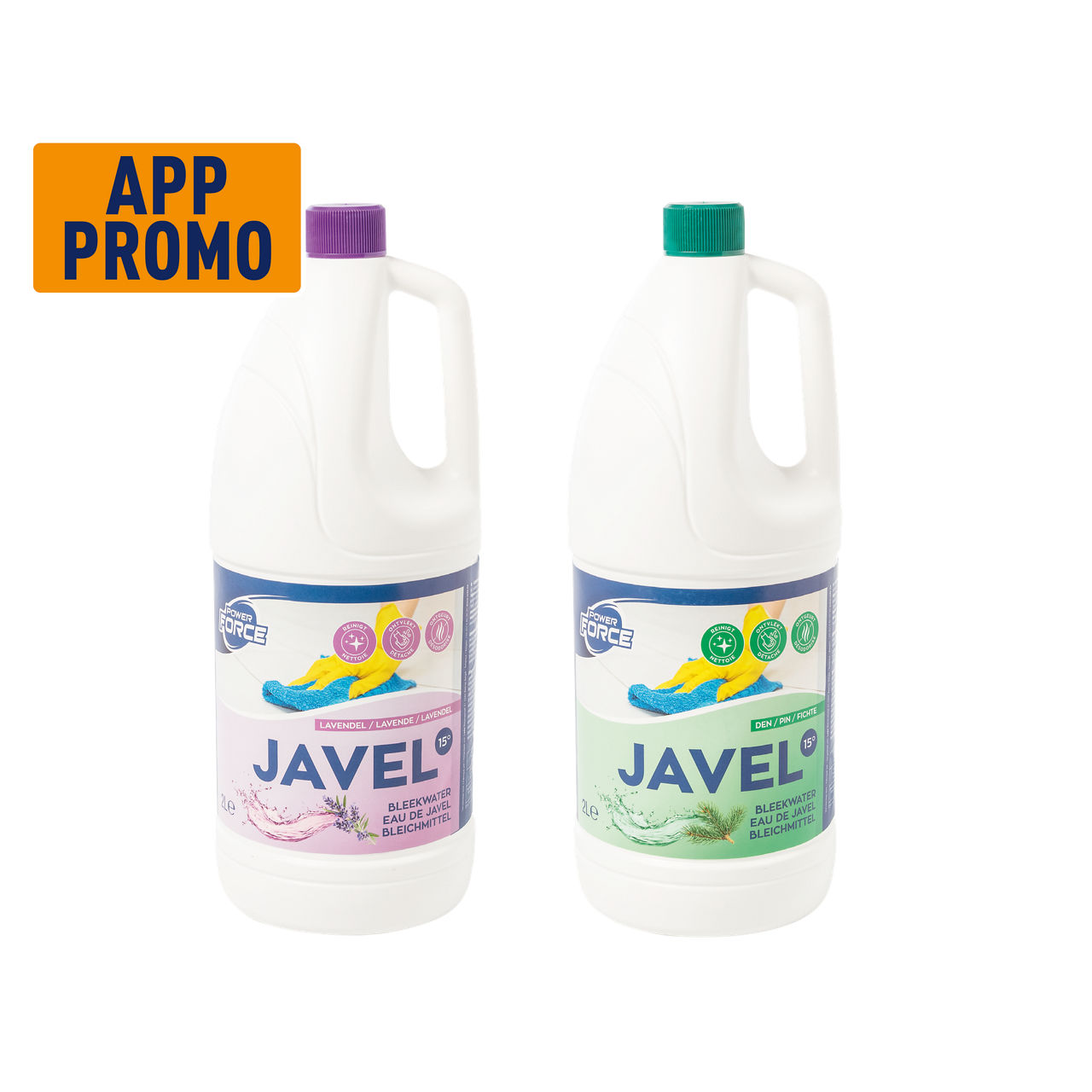 POWER FORCE Geparfumeerd bleekwater (2 l)