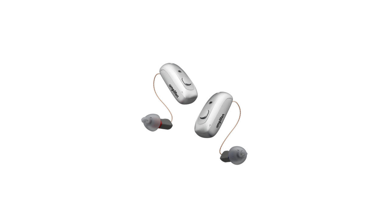 Pair of modern wireless hearing aids