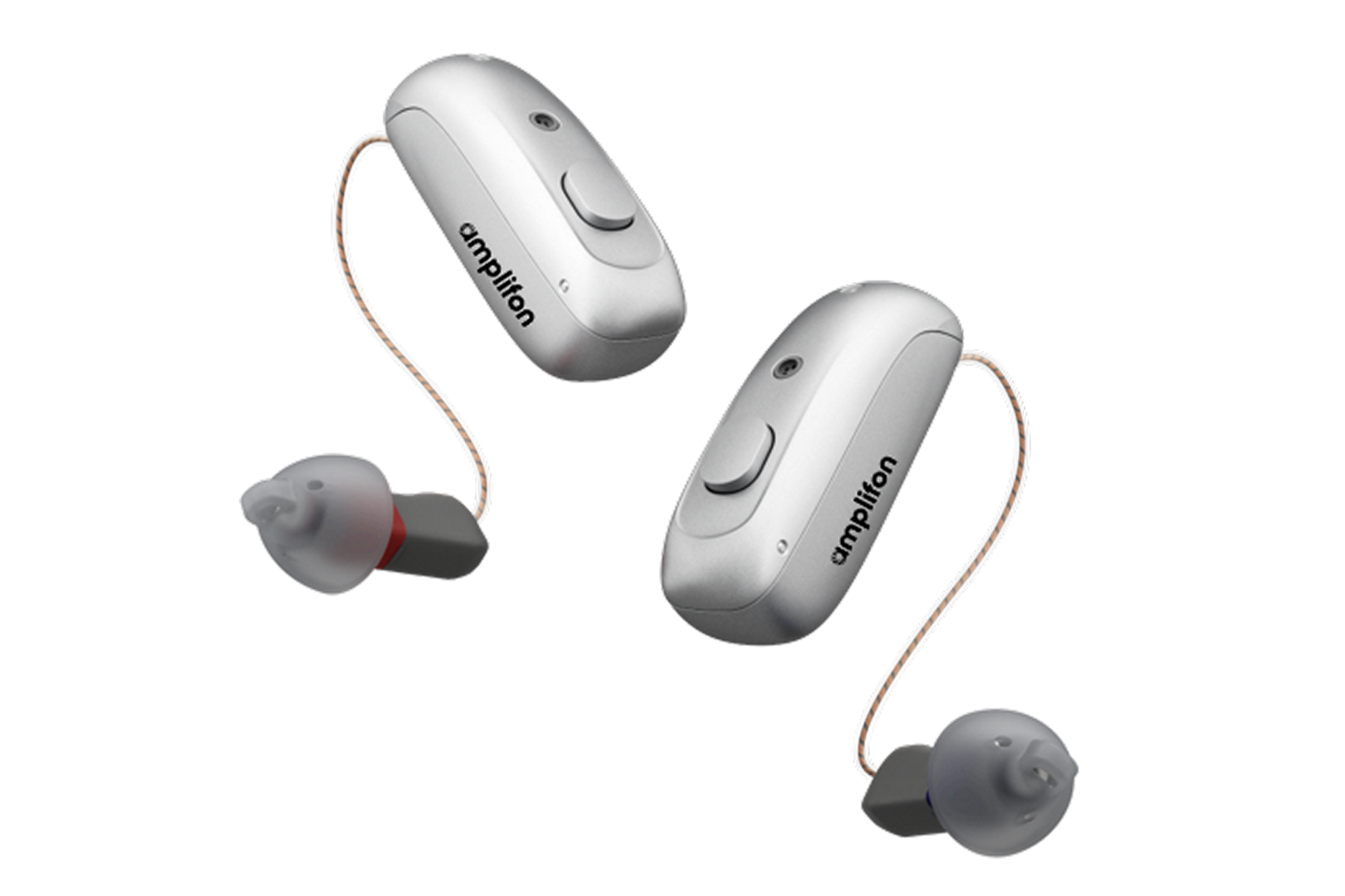 Pair of modern wireless hearing aids