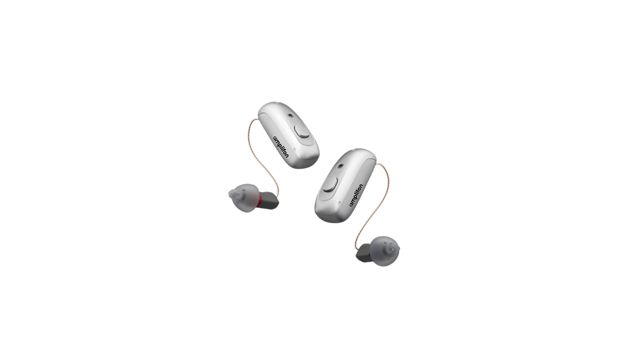 Pair of modern wireless hearing aids