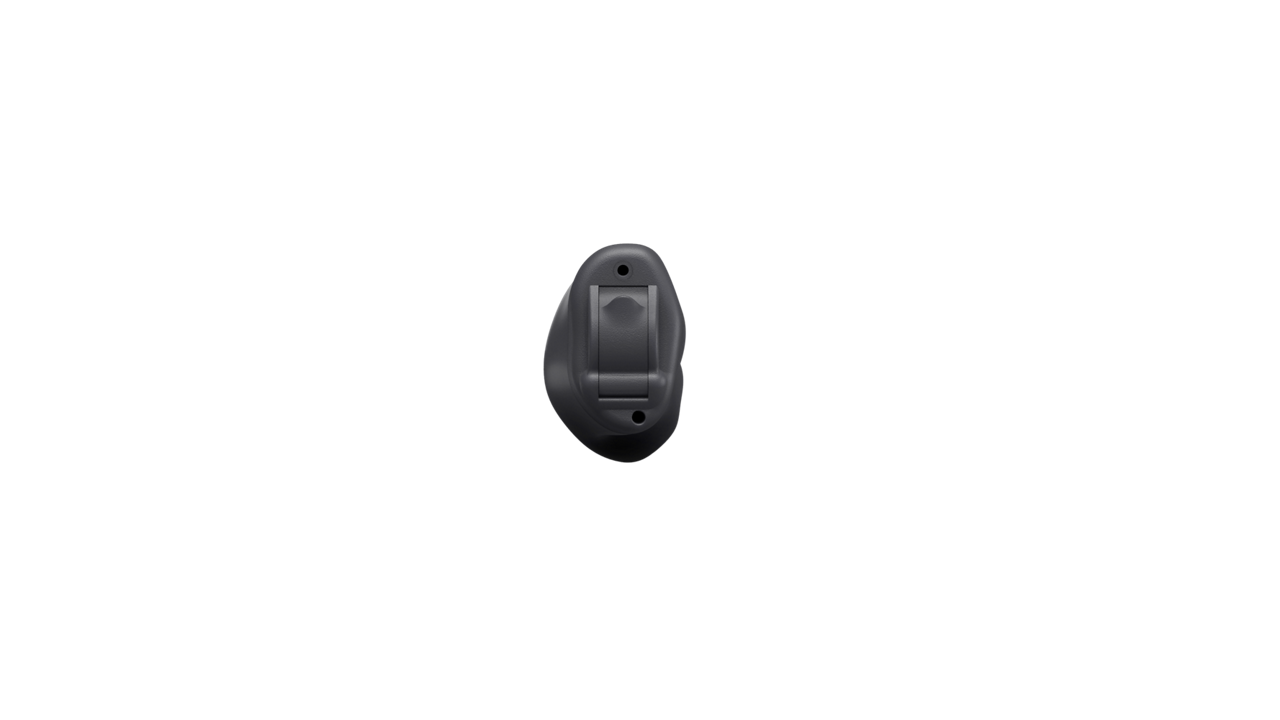 Small black wall mount hook on black