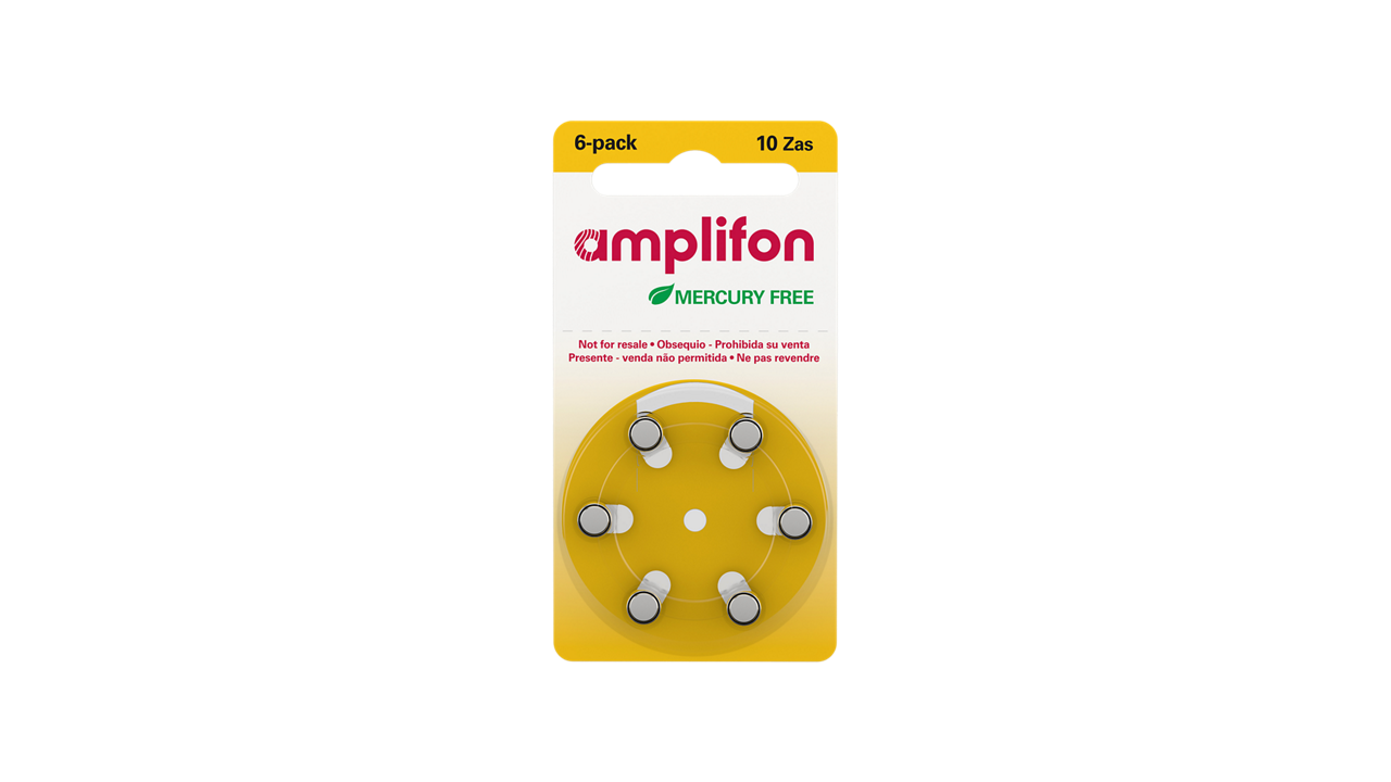 Amplifon mercury free hearing aid batteries