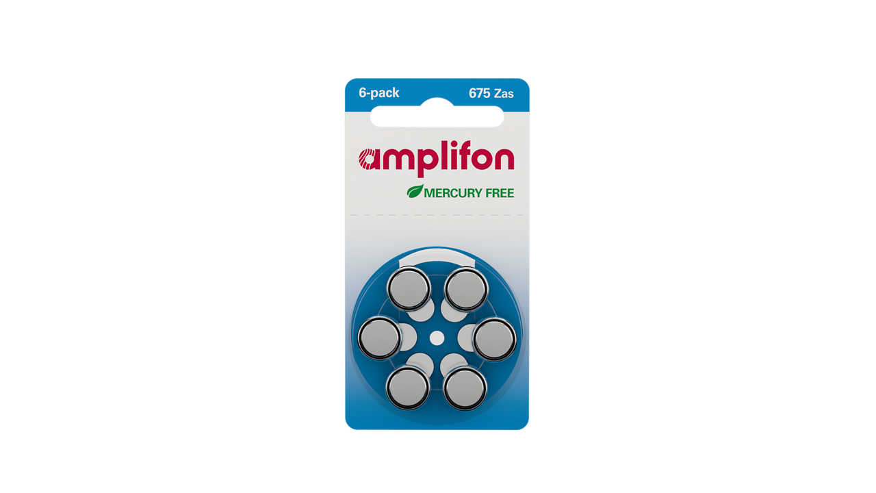 Amplifon mercury free hearing aid batteries