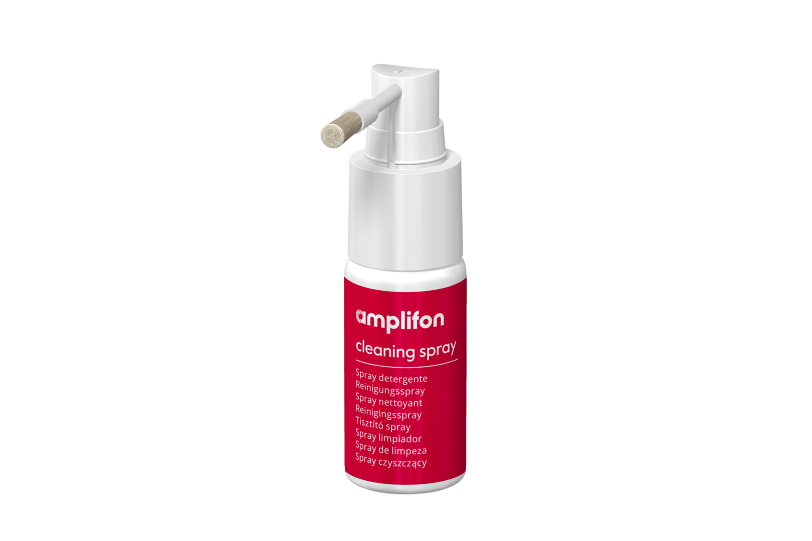 Reinigungsspray mit Bürste