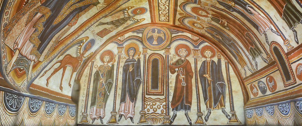 Inauguració del videomapatge de l'esglèsia de Santa Coloma.14-09-2018