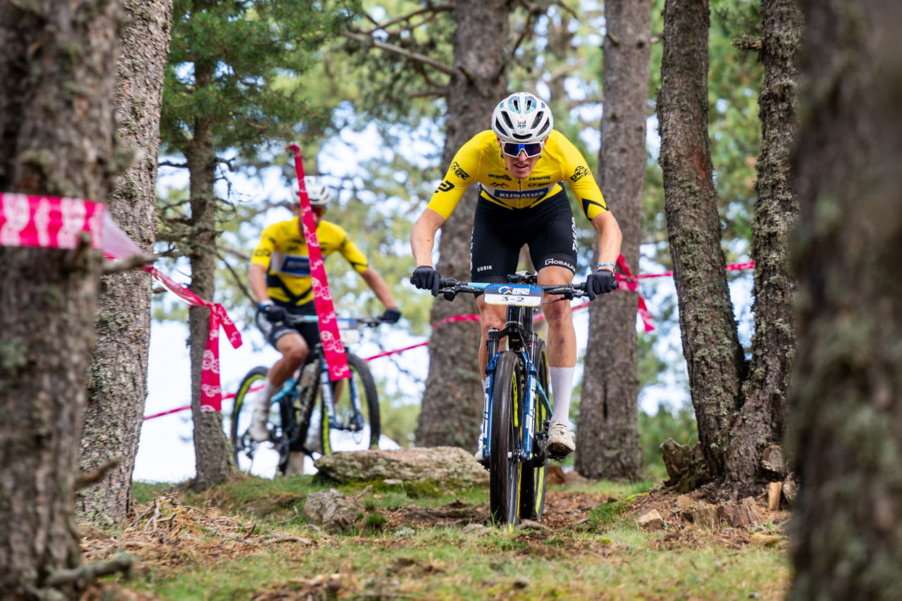 UCI KLIMATIZA racing in NATURLAND  during the race, in stage 4, 6th of July,ANDORRA EPIC SERIES


