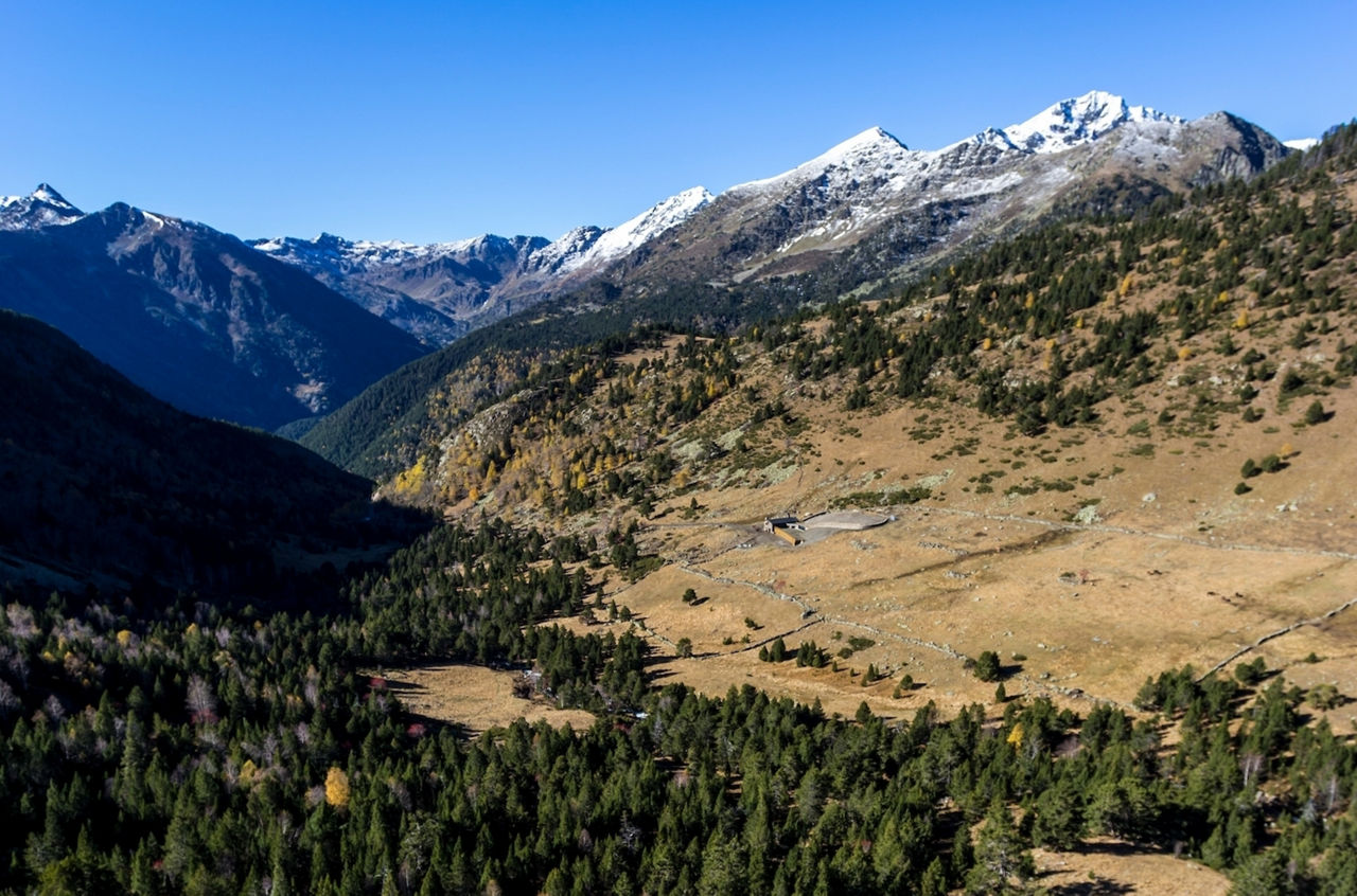 Vistas de montañas de Andorra