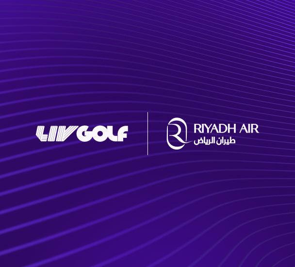 Riyadh Air and Liv Golf logos