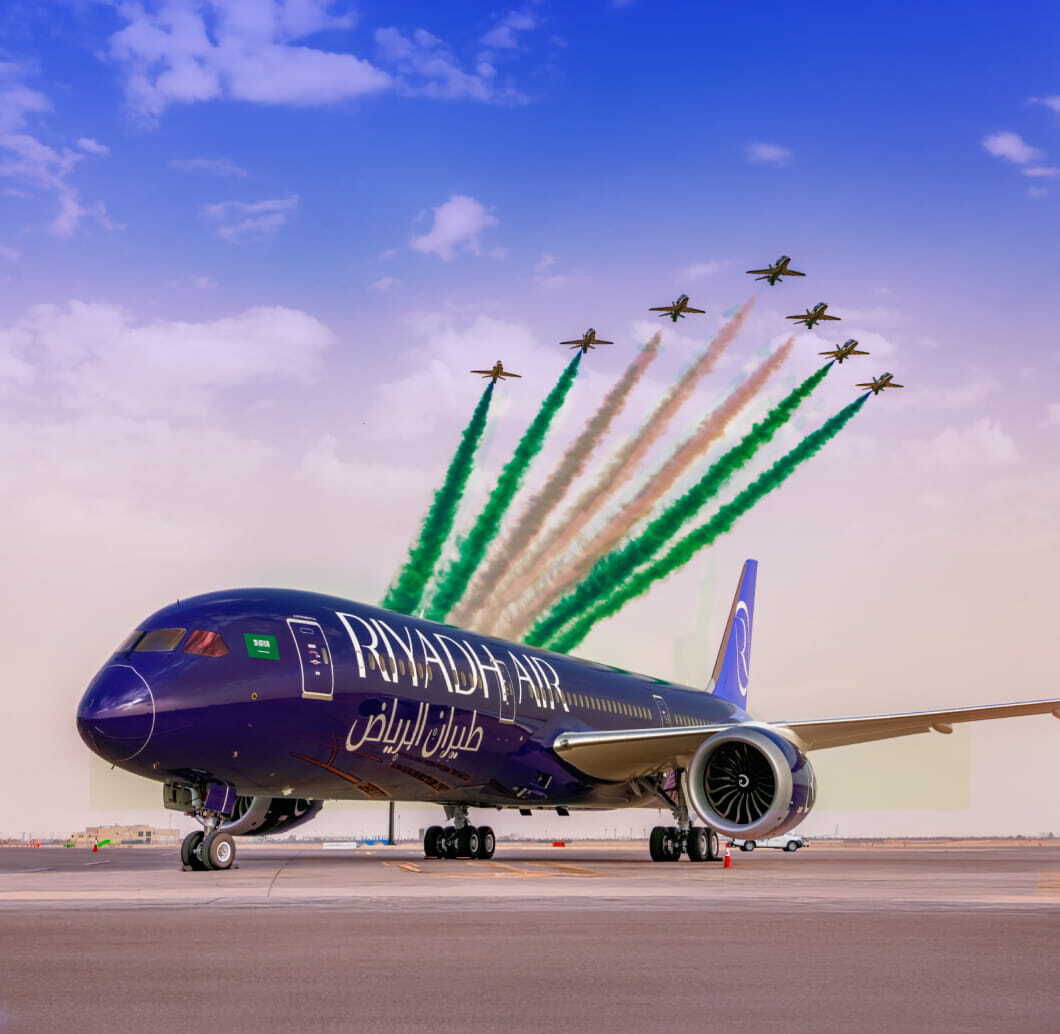 Riyadh Air's indigo livery reveal