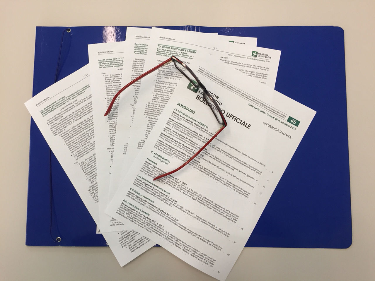 Immagine slide: Consultazione del BURL