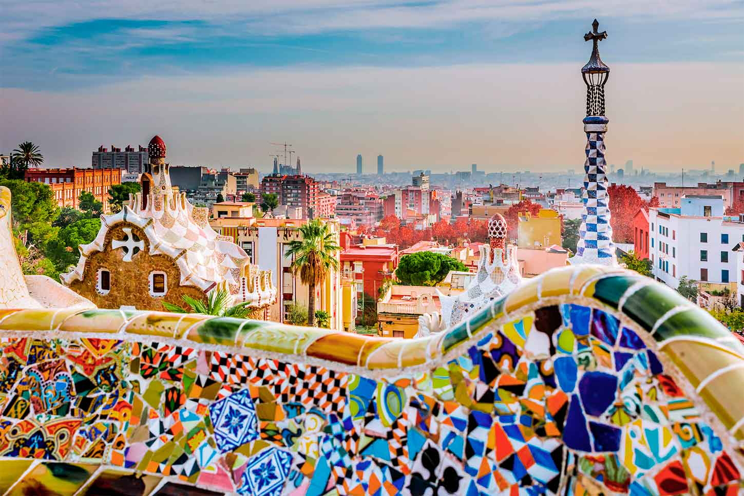 Parque Güell en Barcelona