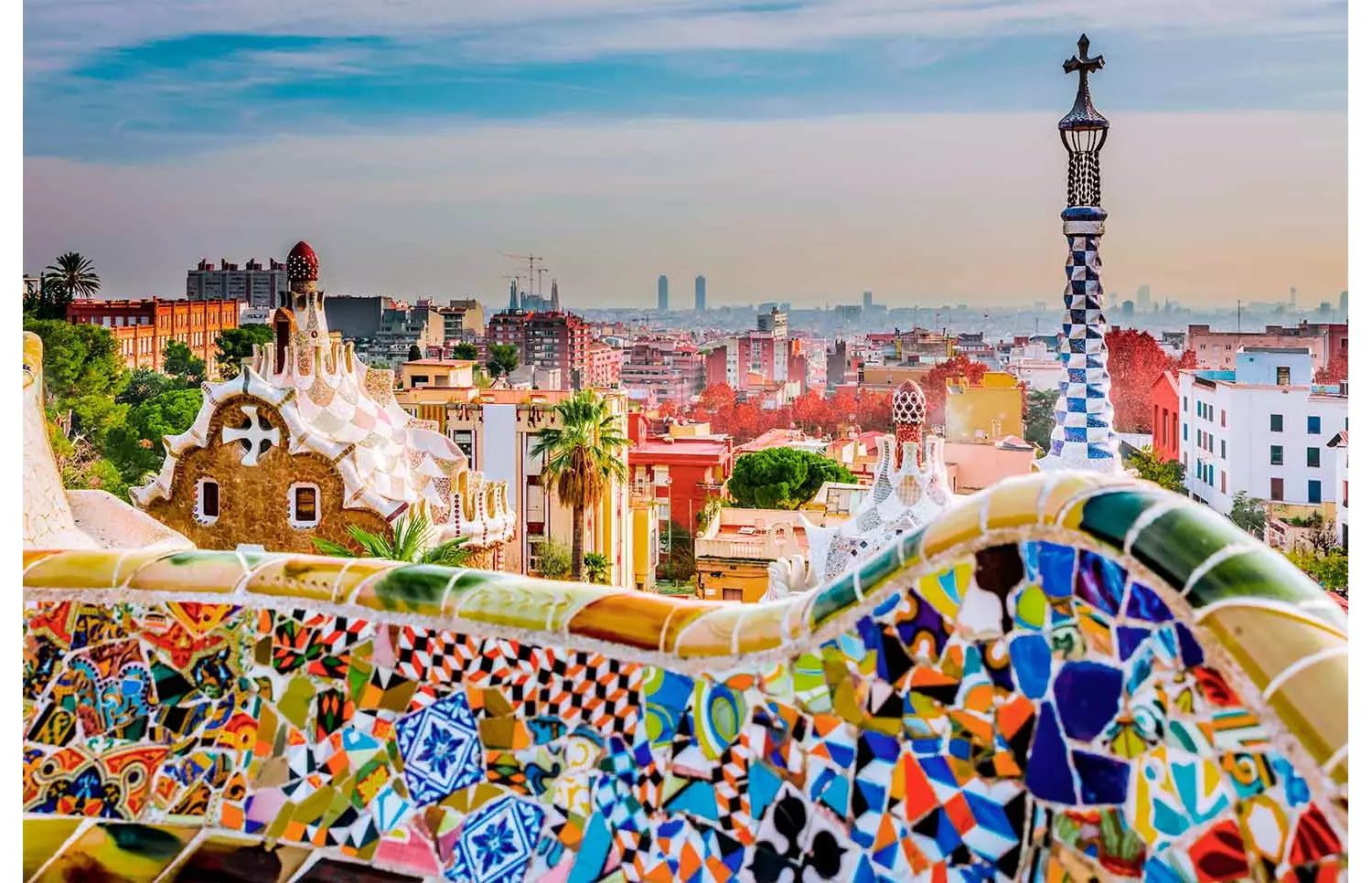 Parque Güell en Barcelona