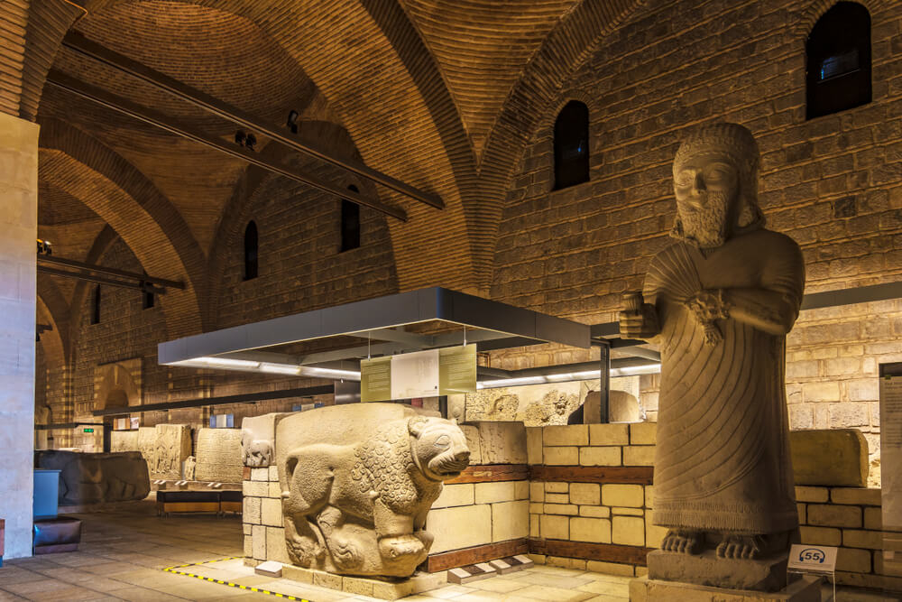Ankara Sehenswürdigkeiten: Skulpturen im Museum für Anatolische Zivilisationen.