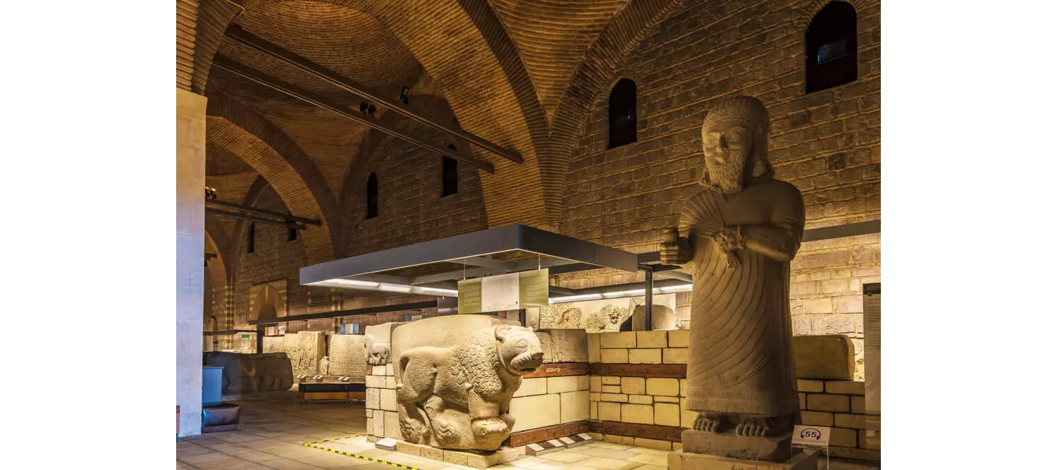 Ankara Sehenswürdigkeiten: Skulpturen im Museum für Anatolische Zivilisationen.
