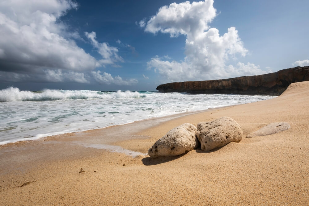 Aruba nature explorers will love the secluded Dos Playa beach.