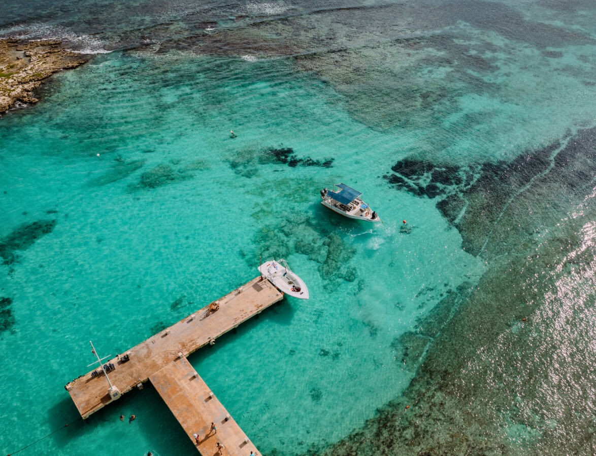 Explore the crystal-clear waters near the Barceló Maya Grand Resort.