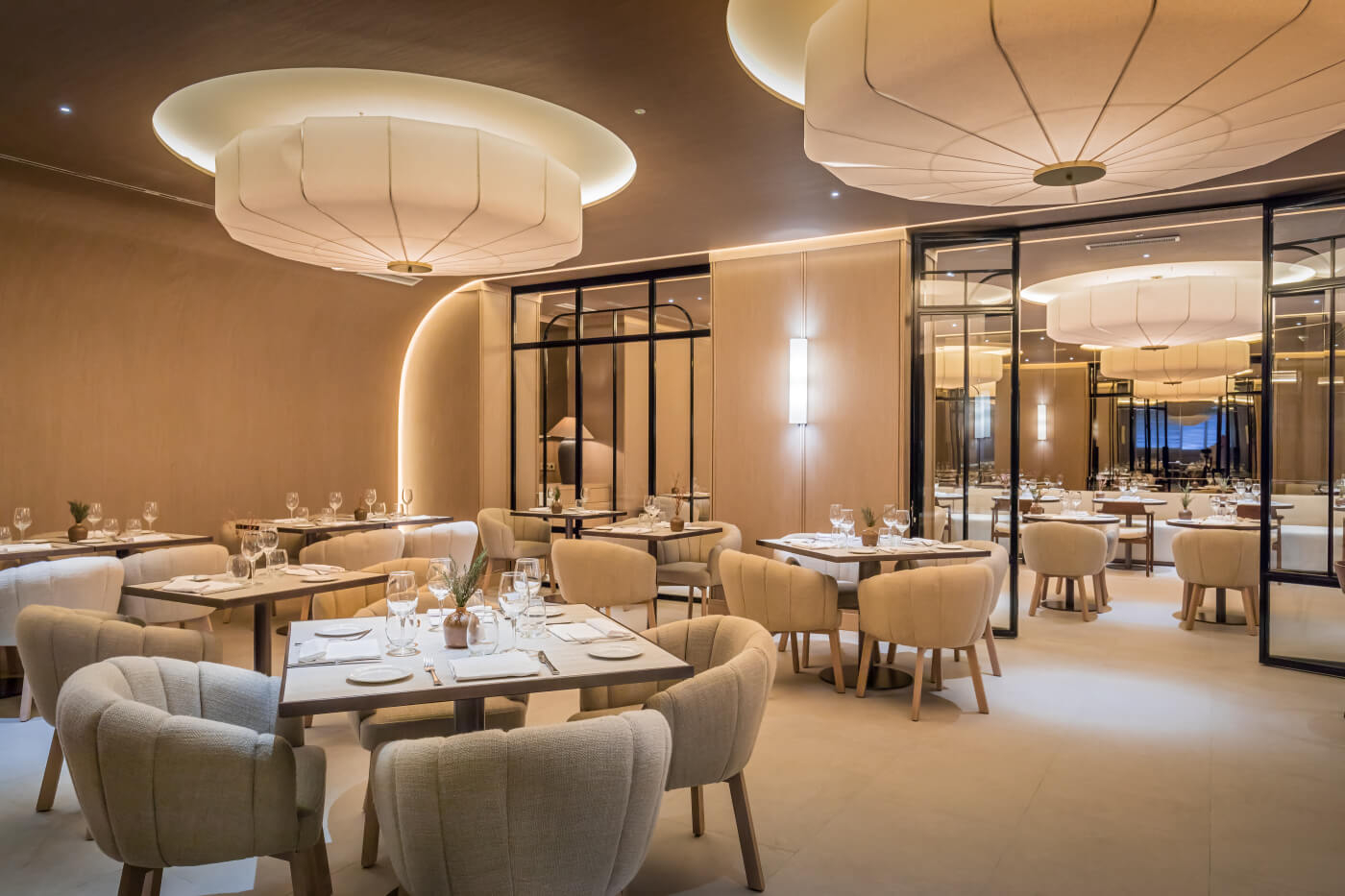 Restaurant Albegui im Barceló Bilbao Nervión.