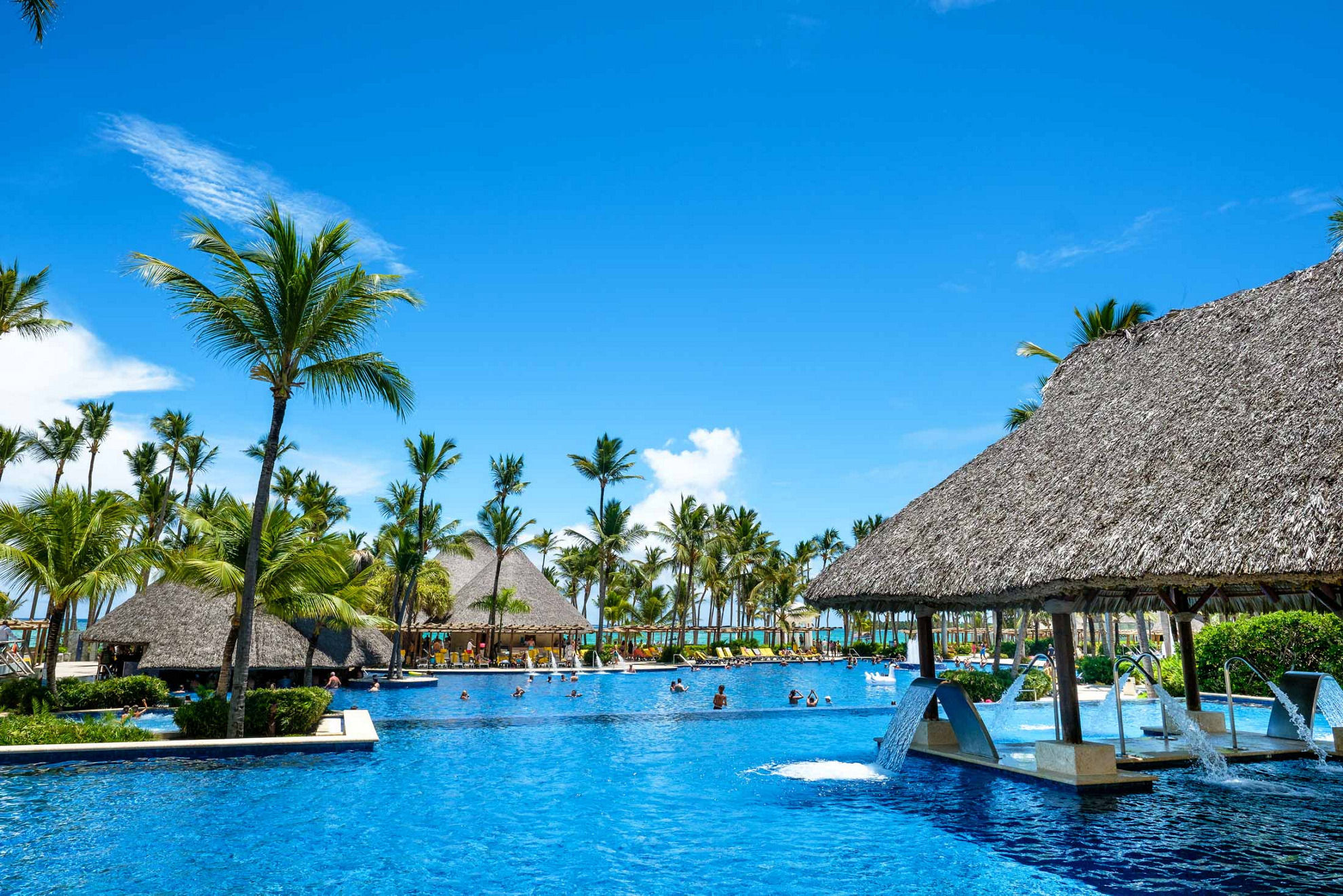 Huts in Barceló Bávaro Palace (Punta Cana)