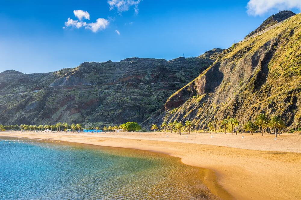 Top beaches in Tenerife: the golden sands of Santa Cruz’s Las Teresitas beach