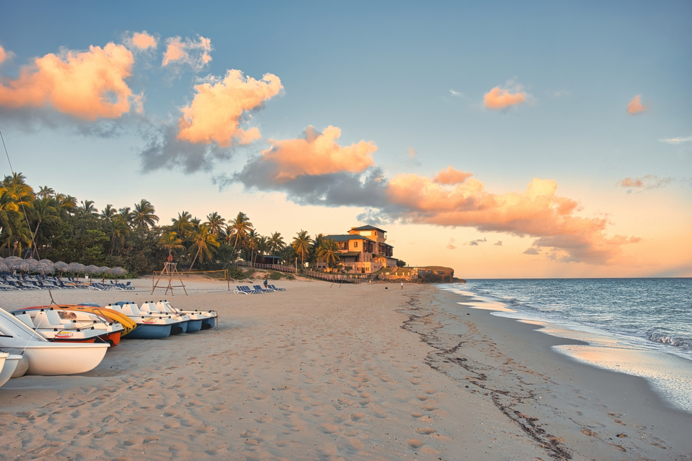 Varadero, in Cuba, is one of the best beaches to watch the sunset on the main island in Cuba 