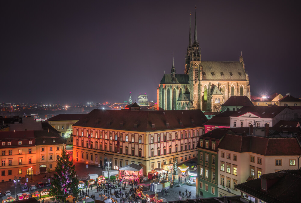 Brno in Prague is also worth a visit when exploring the Czech Republic’s Christmas markets
