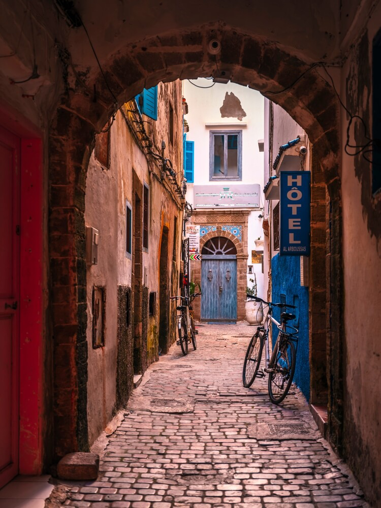 Best places to visit in Morocco: A traditional alleyway in Tangier