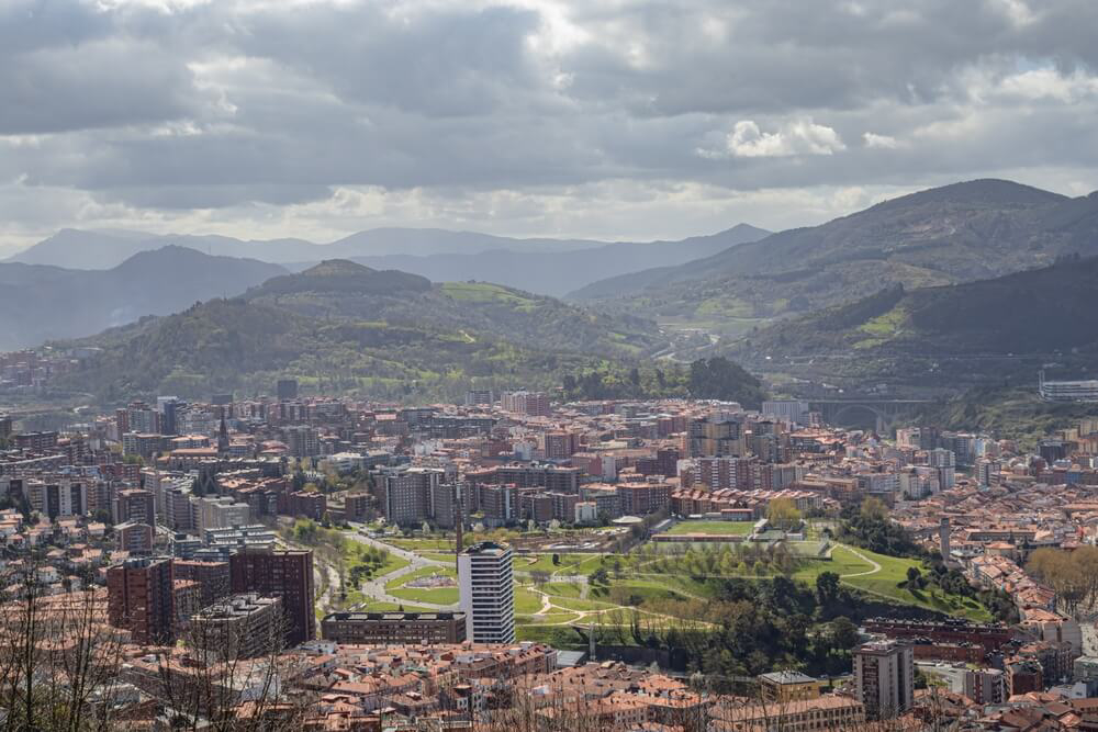 Bilbao Sehenswürdigkeiten: Aussicht vom Artxanda-Berg.