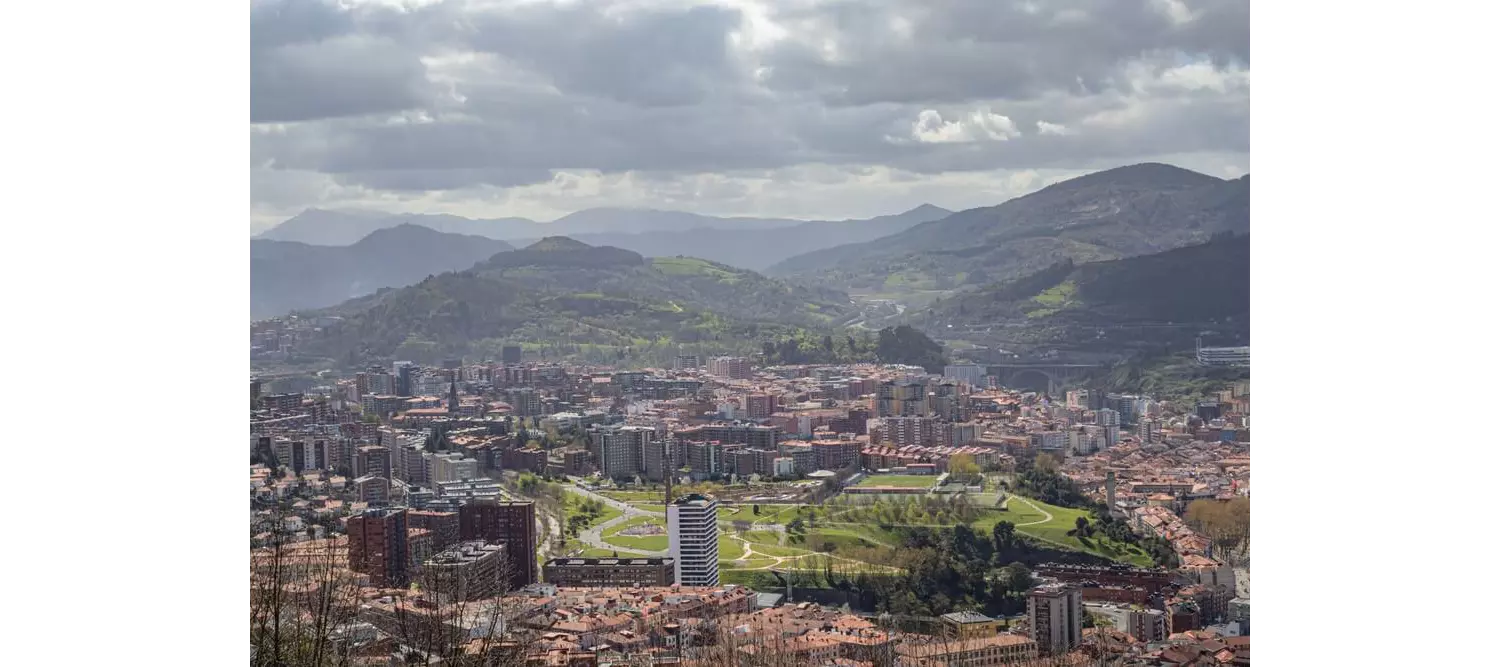 Bilbao Sehenswürdigkeiten: Aussicht vom Artxanda-Berg.