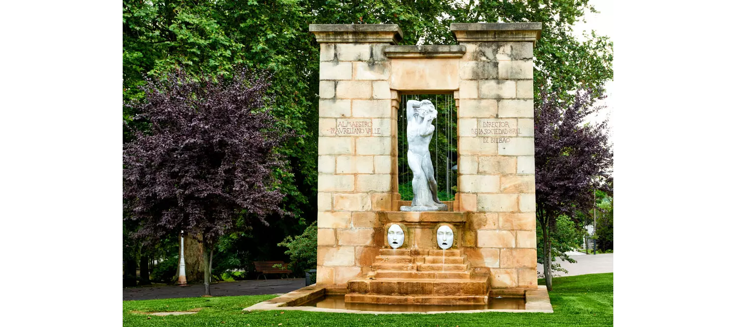 Denkmal im Doña-Casilda-Park in Bilbao.