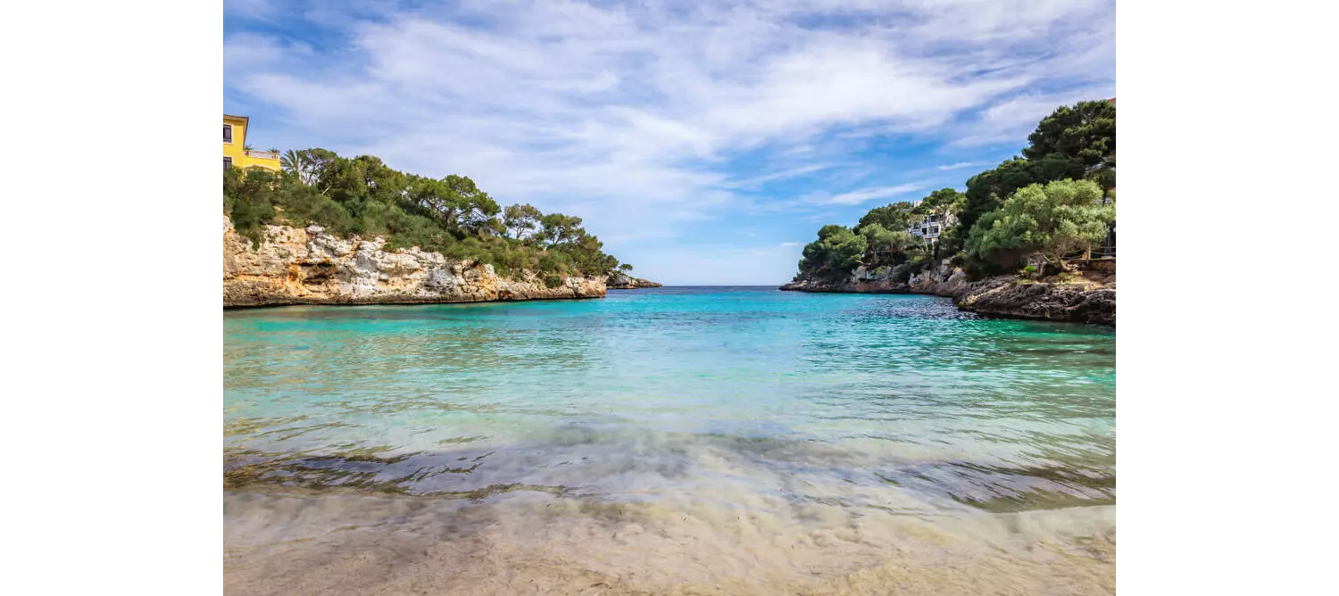 Step off the world and enjoy the peace and tranquillity of the sleepy Majorcan town of Cala Ferrera