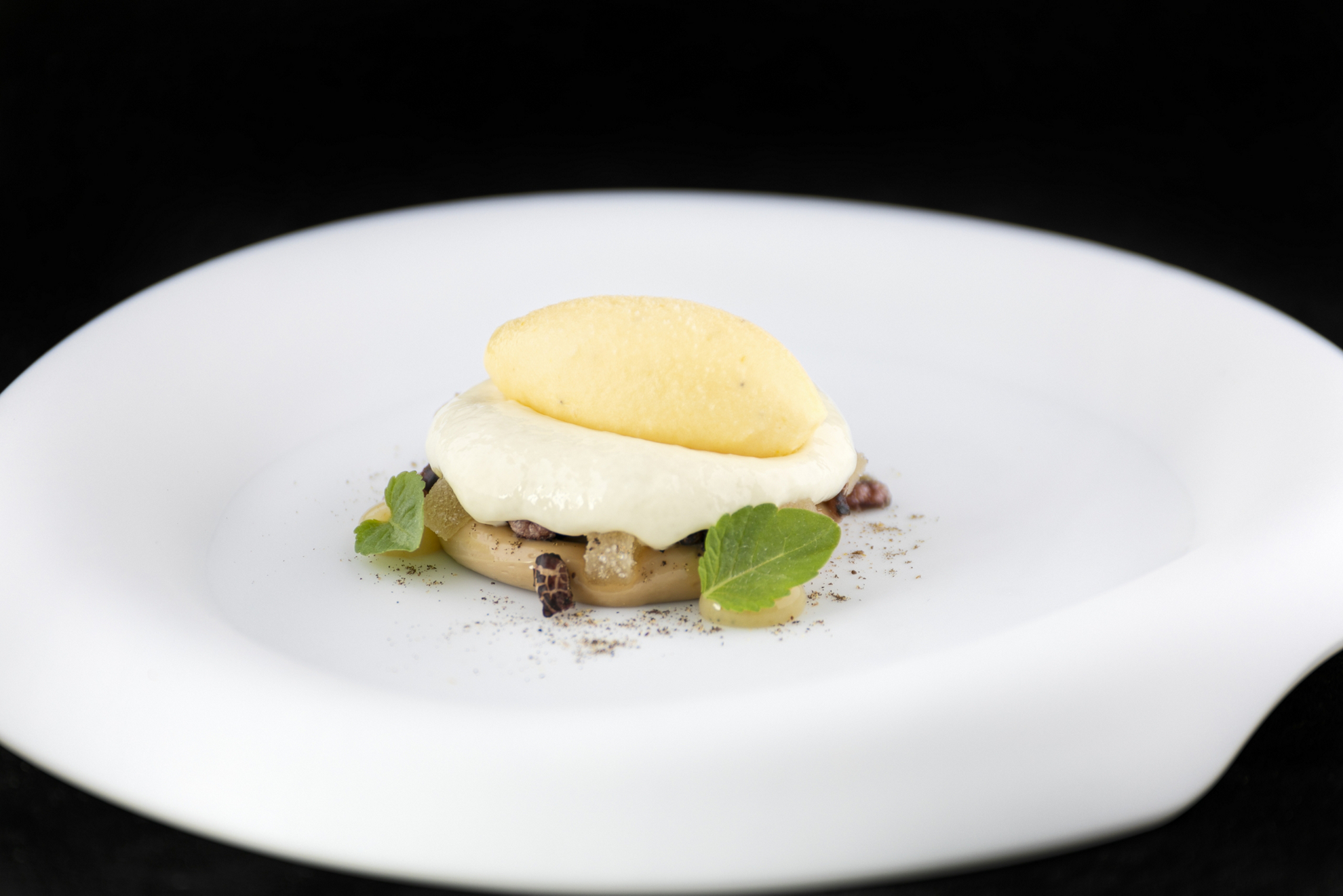 Orelys chocolate, tangerine and yuzu ice cream