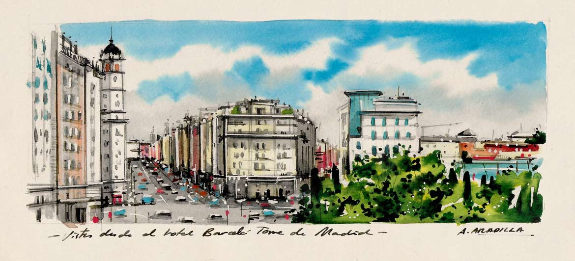 ciudades de postales madrid