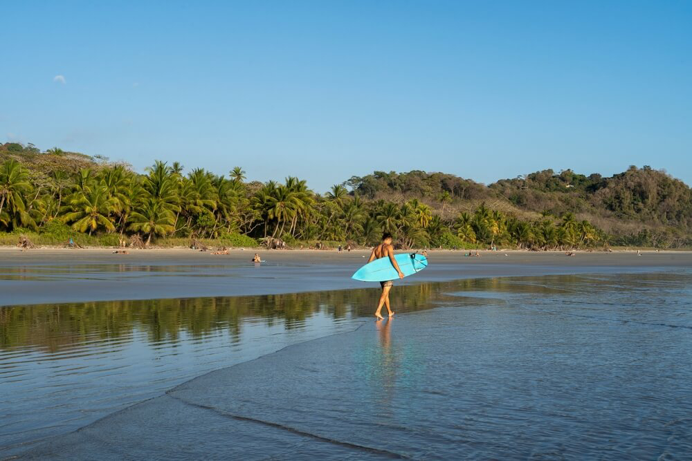 Santa Teresa is a great surf spot in Costa Rica for beginners.