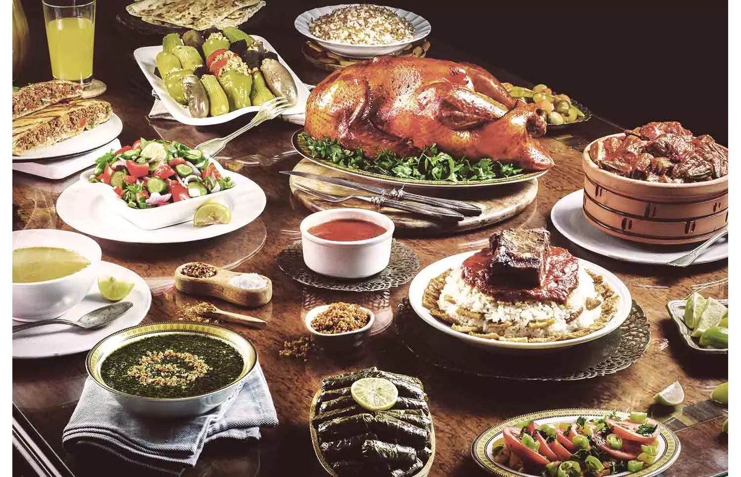 La nourriture égyptienne, c'est comme de mettre de l'amour dans un plat arabe