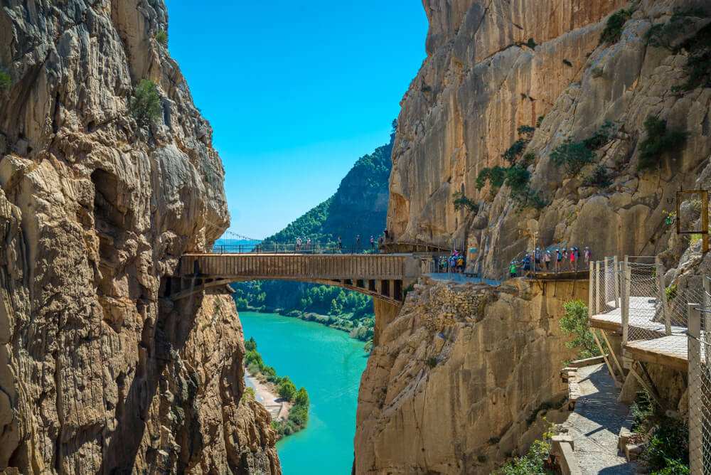 Caminito del Rey: Impressive views across the Gaitanes Gorge