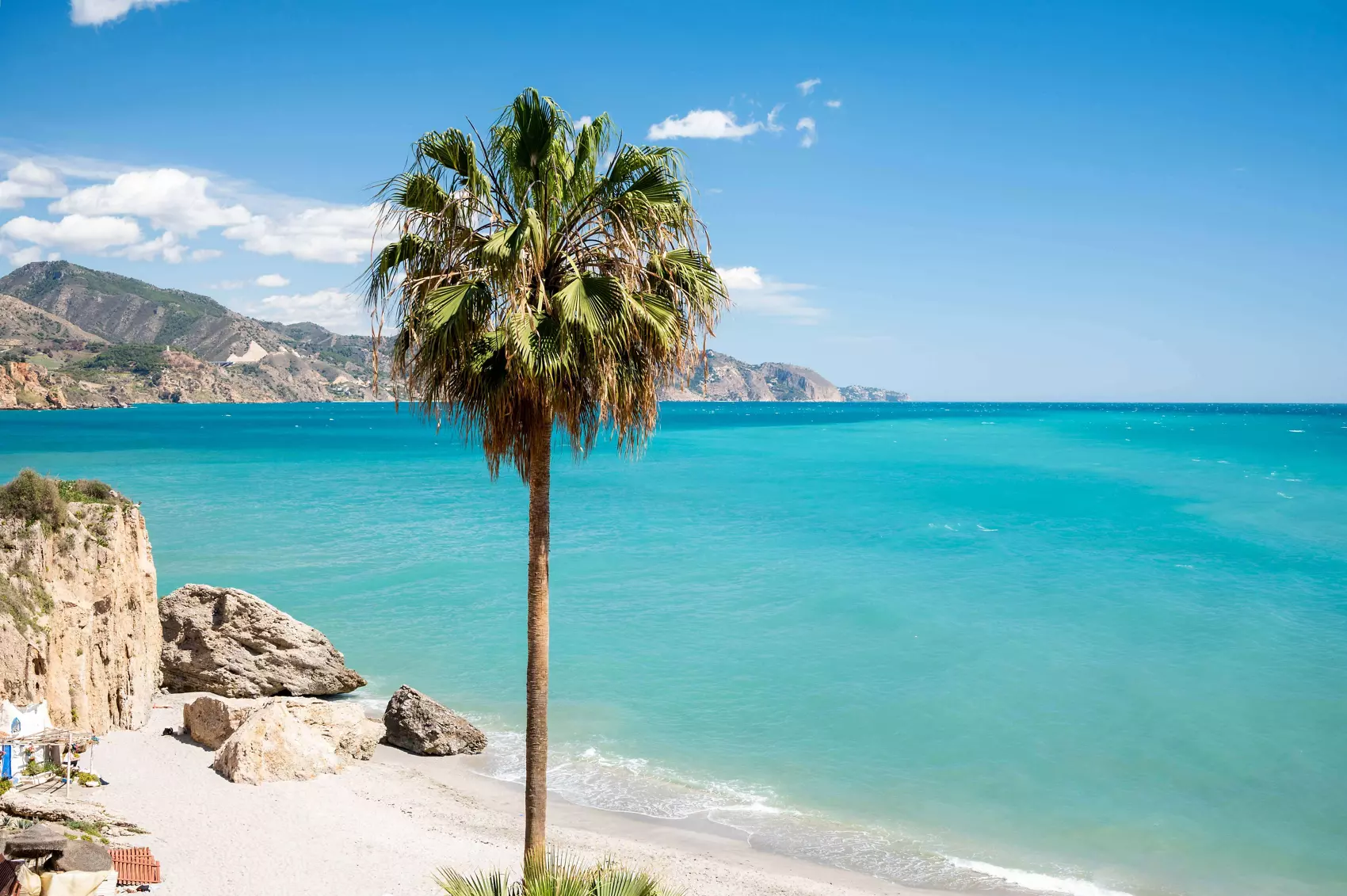 Day trips from Málaga: A view of a picture-perfect white sand beac
