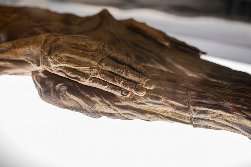 Mumien der Guanchen im Museum für Natur und Archäologie auf Teneriffa.
