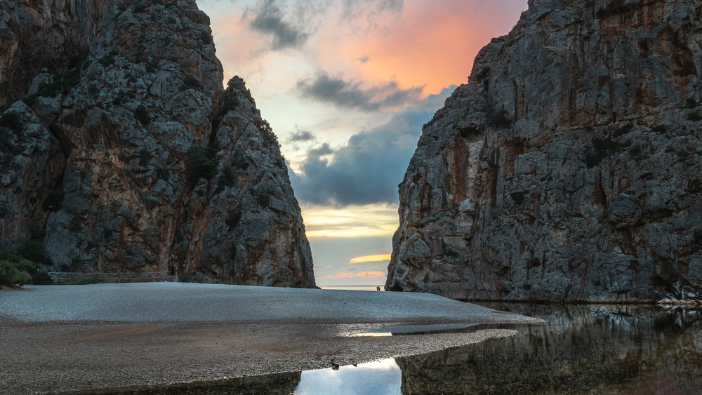 Die schönsten Sonnenuntergänge Mallorca: Sa Calobra.