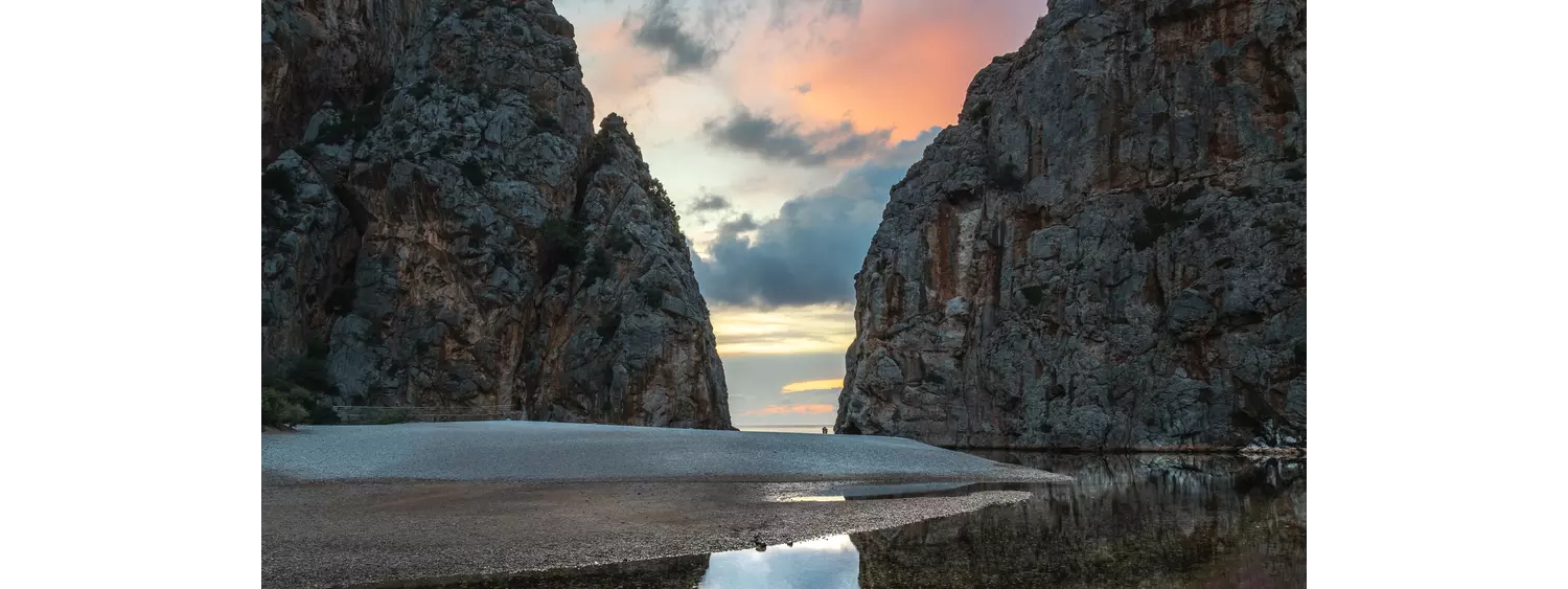 Die schönsten Sonnenuntergänge Mallorca: Sa Calobra.