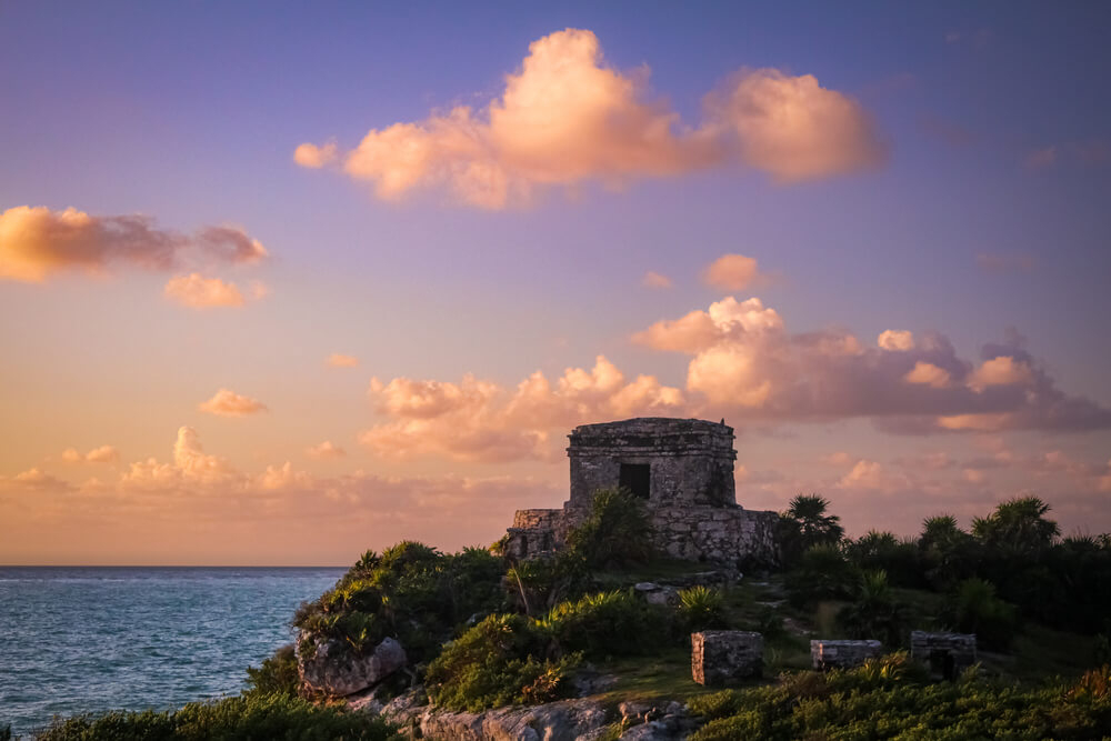 Die schönsten Sonnenuntergänge und Aufgänge der Welt: Tulum, Mexiko.