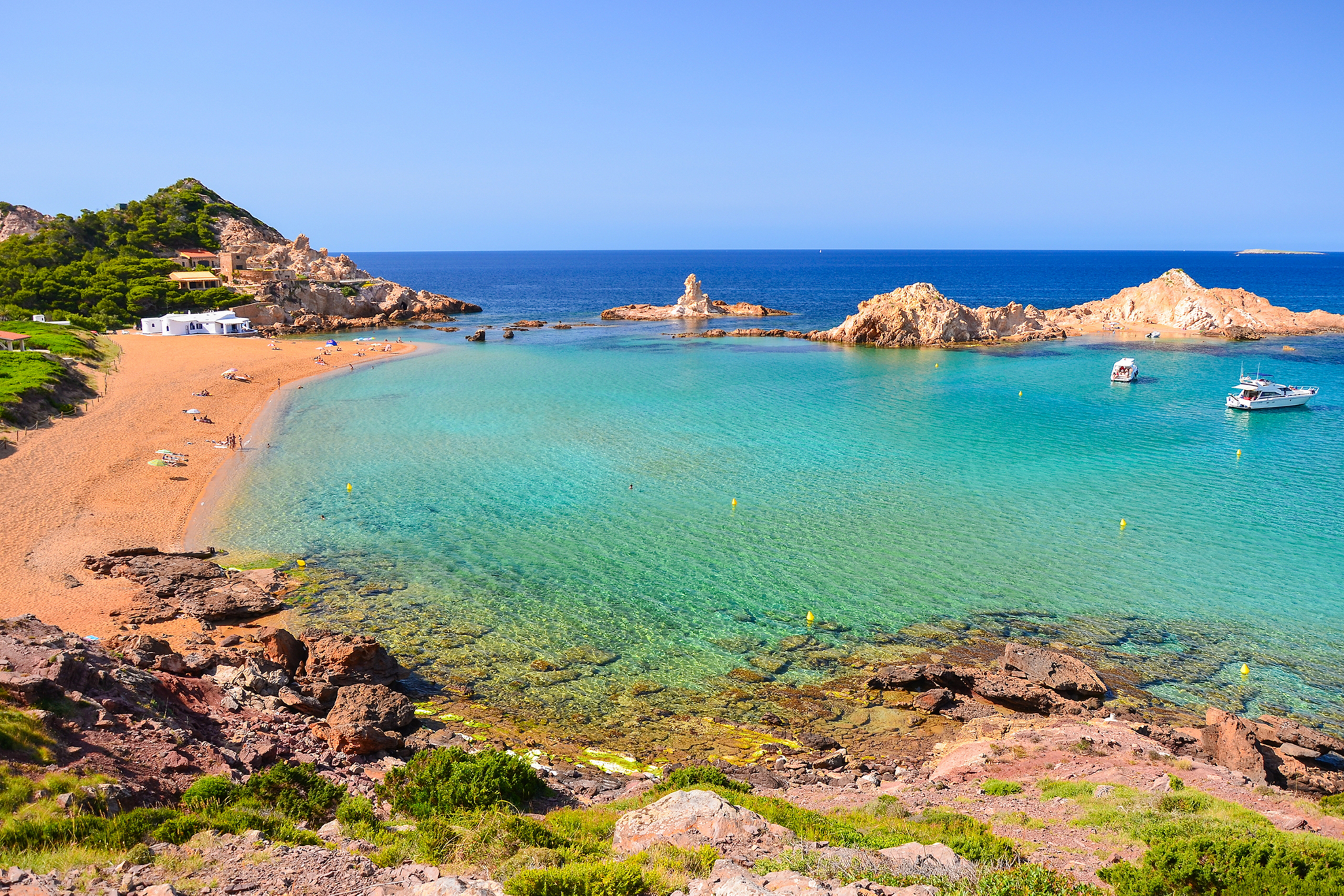 Die schönsten Strände auf Menorca: Cala Trebalúger.