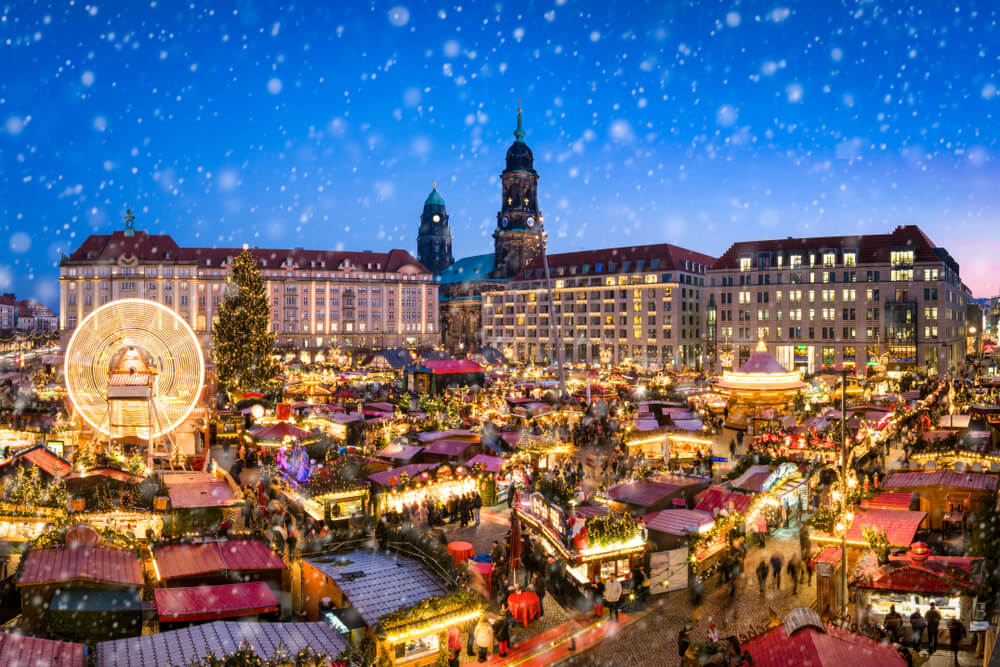 Die schönsten Weihnachtsmärkte Europas: Dresdner Striezelmarkt.