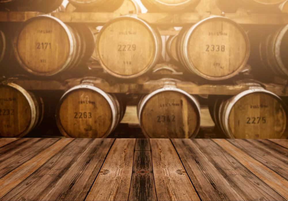 Dominican rum: A close up of the oak barrels used to age the rum