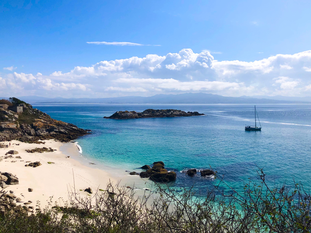 Einsame Inseln: Illas Cíes.