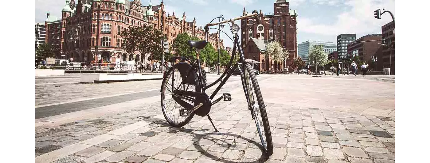 Fahrradfahren in Hamburg ist einfach und bringt Spaß.