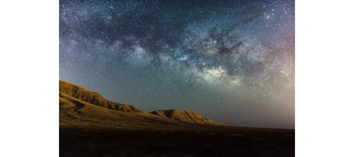Dark skies Lanzarote: A starry sky lighting up Lanzarote’s volcanic landscape
