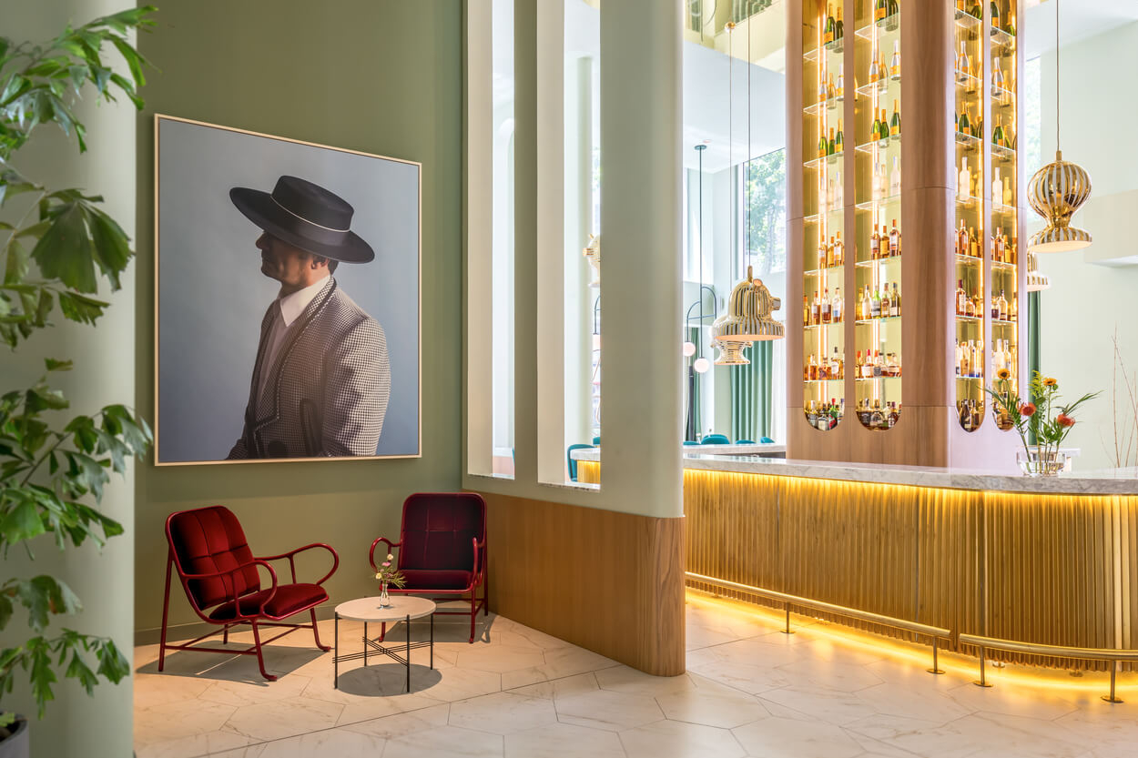 Hotels in Madrid: inside the Barceló Torre de Madrid lobby